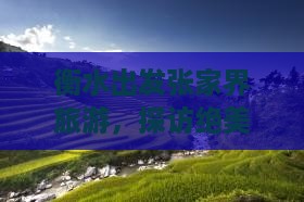 衡水去张家界大型旅游团