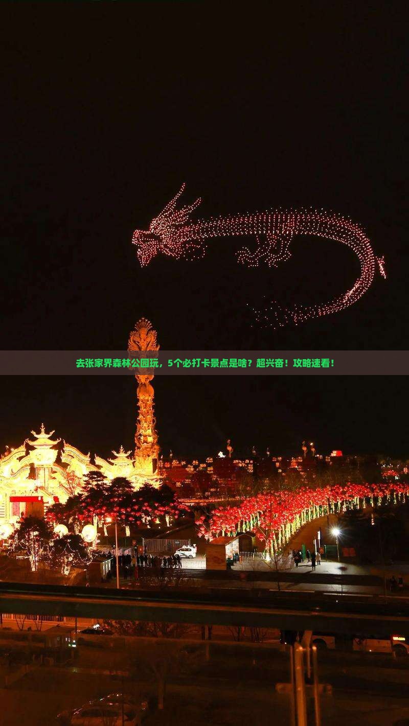 淮南去张家界森林公园景点