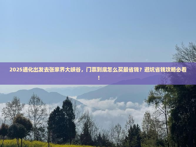 通化到张家界大峡谷门票