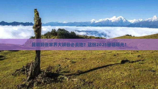 昆明到张家界大峡谷必去地
