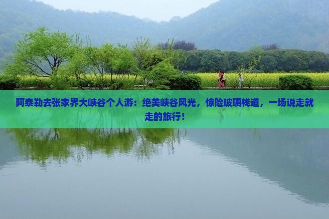 阿泰勒去张家界大峡谷个人游