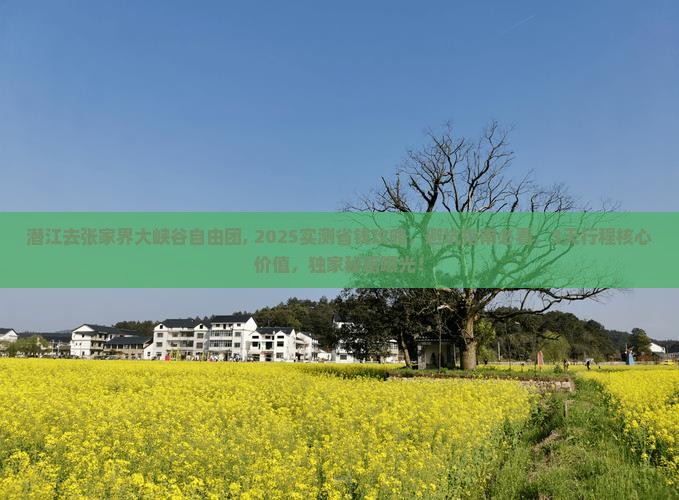 潜江去张家界大峡谷自由团