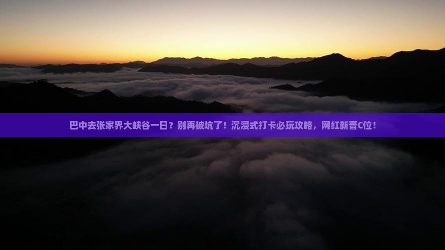 巴中去张家界大峡谷一日