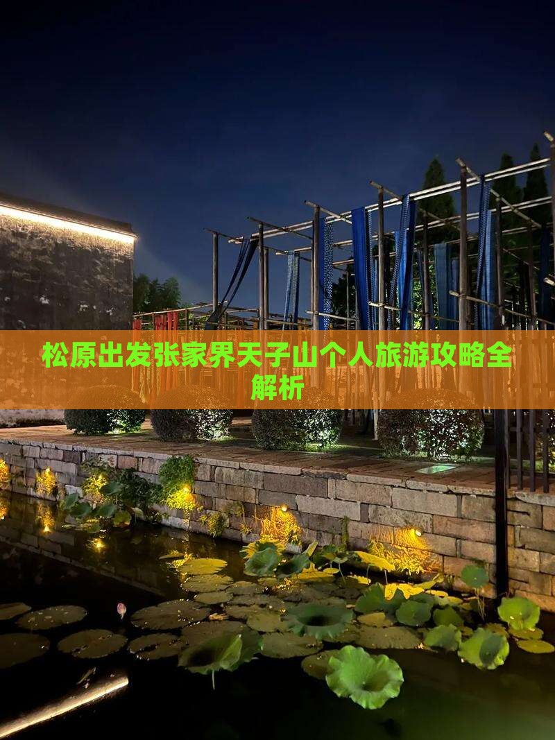 松原出发张家界天子山个人旅游攻略全解析
