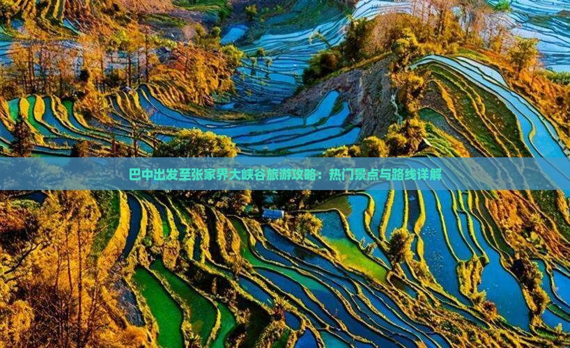 巴中出发至张家界大峡谷旅游攻略：热门景点与路线详解