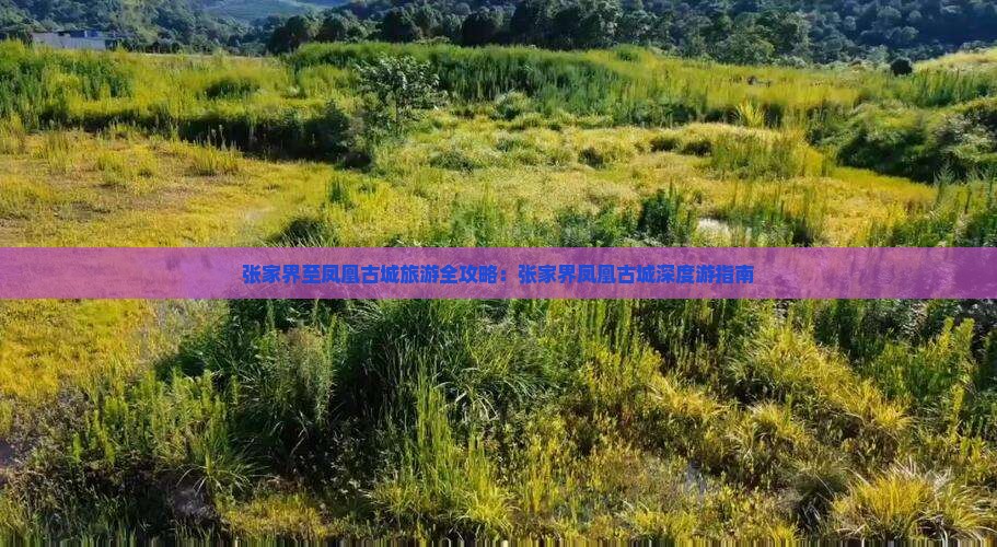 张家界至凤凰古城旅游全攻略：张家界凤凰古城深度游指南