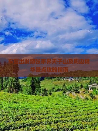 东营出发游张家界天子山及周边精华景点攻略指南