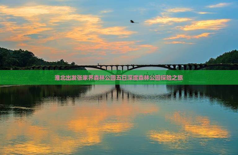 淮北出发张家界森林公园五日深度森林公园探险之旅