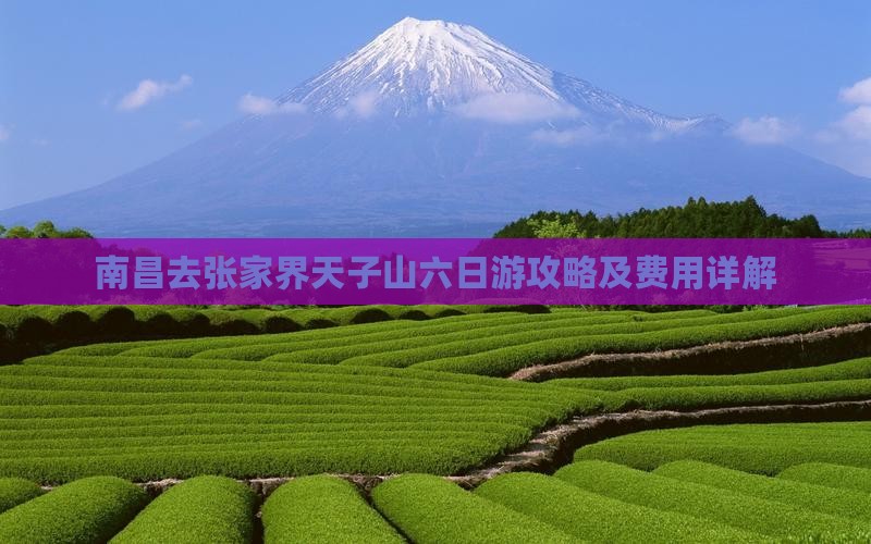 南昌去张家界天子山六日游攻略及费用详解