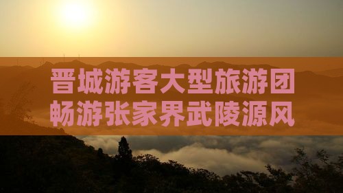 晋城游客大型旅游团畅游张家界武陵源风景区