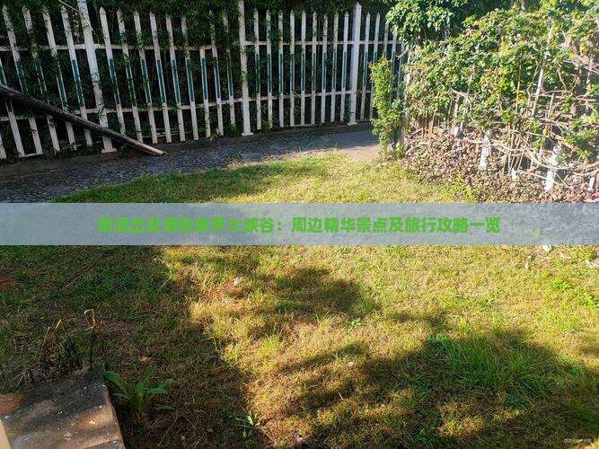 巢湖出发游张家界大峡谷：周边精华景点及旅行攻略一览