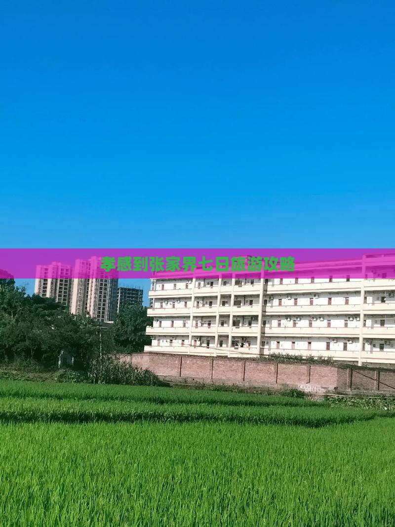 孝感到张家界七日旅游攻略