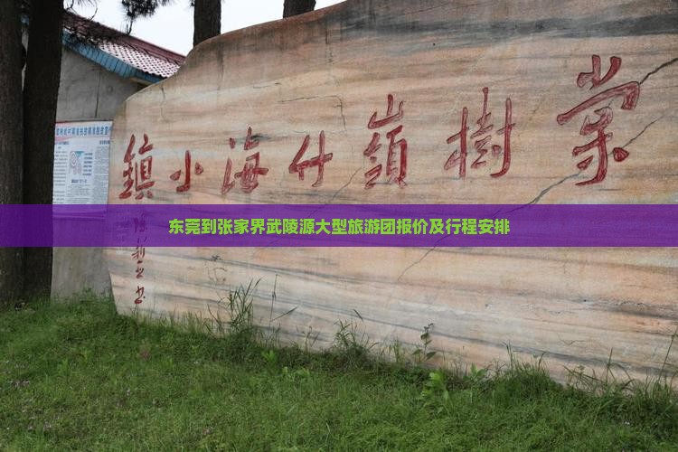 东莞到张家界武陵源大型旅游团报价及行程安排