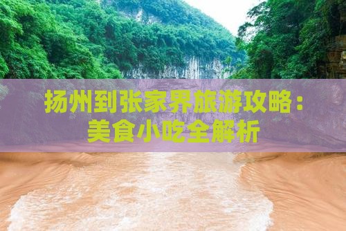扬州到张家界旅游攻略：美食小吃全解析