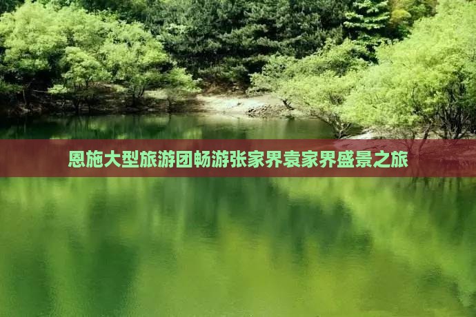 恩施大型旅游团畅游张家界袁家界盛景之旅