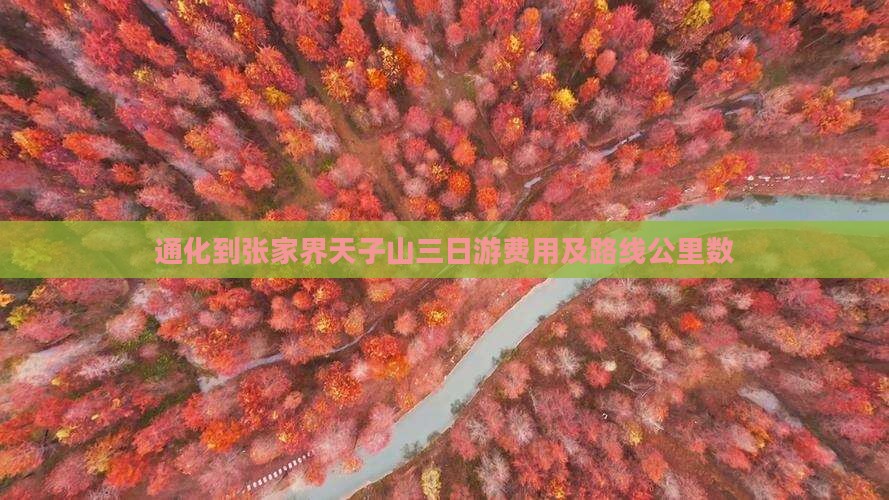 通化到张家界天子山三日游费用及路线公里数