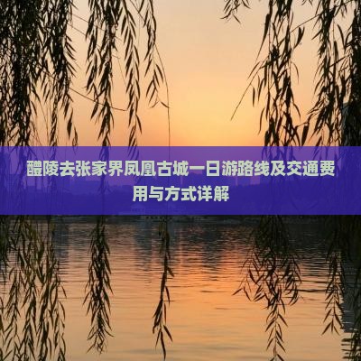 醴陵去张家界凤凰古城一日游路线及交通费用与方式详解
