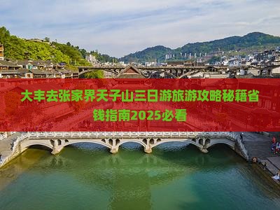 大丰去张家界天子山三日游