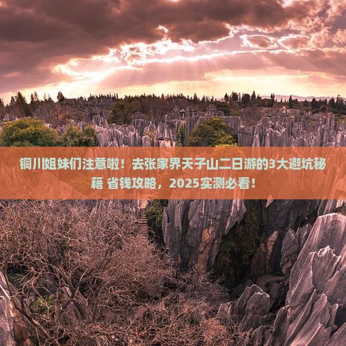 铜川去张家界天子山二日游