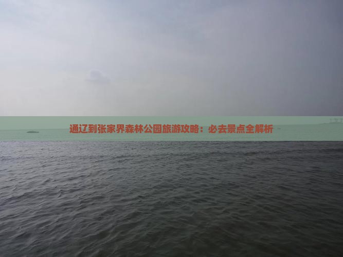 通辽市去张家界森林公园必去地