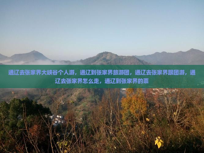 通辽去张家界大峡谷个人游