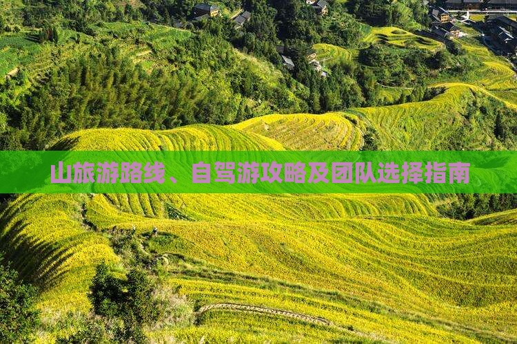 山旅游路线、自驾游攻略及团队选择指南