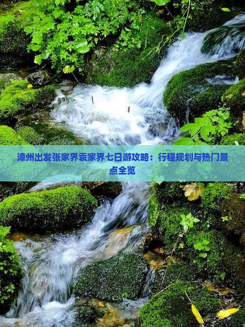 漳州出发张家界袁家界七日游攻略：行程规划与热门景点全览