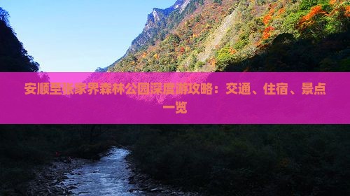 安顺至张家界森林公园深度游攻略：交通、住宿、景点一览