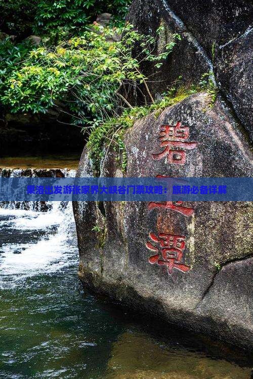 果洛出发游张家界大峡谷门票攻略：旅游必备详解