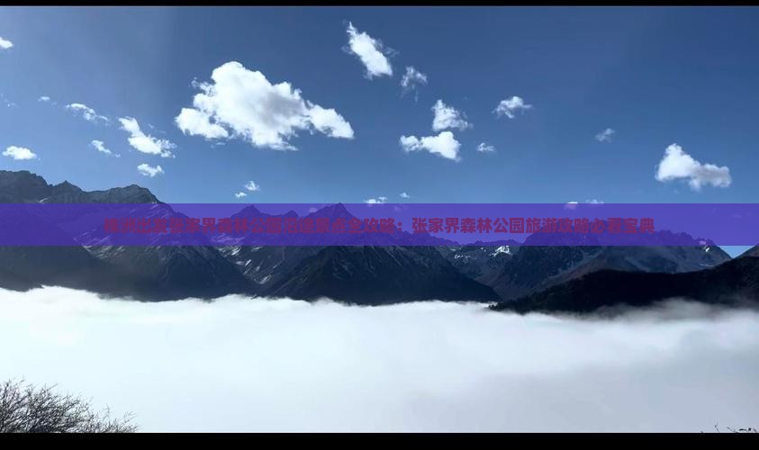 株洲出发张家界森林公园沿途景点全攻略：张家界森林公园旅游攻略必看宝典