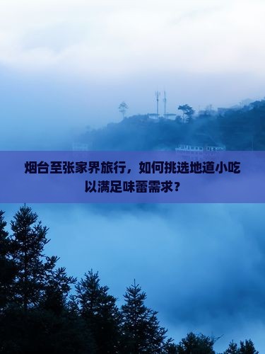 烟台至张家界旅行，如何挑选地道小吃以满足味蕾需求？