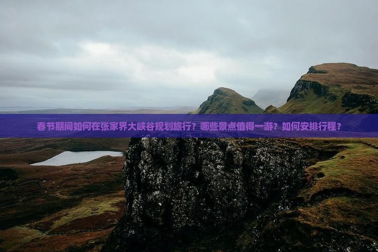 春节期间如何在张家界大峡谷规划旅行？哪些景点值得一游？如何安排行程？