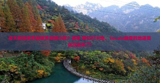 夏天到张家界袁家界旅游小吃？避暑+网红打卡地， locals最爱的地道美食攻略来了！