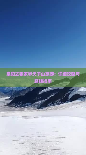 阜阳去张家界天子山旅游：详细攻略与路线指南