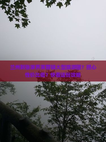 兰州到张家界芙蓉镇大型旅游团？担心性价比低？快看这份攻略
