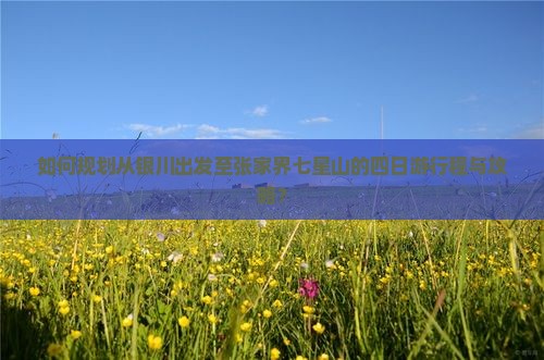 如何规划从银川出发至张家界七星山的四日游行程与攻略？