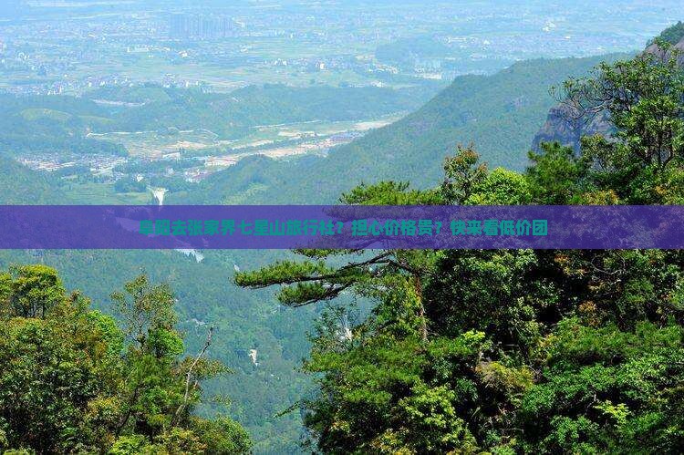 阜阳去张家界七星山旅行社？担心价格贵？快来看低价团