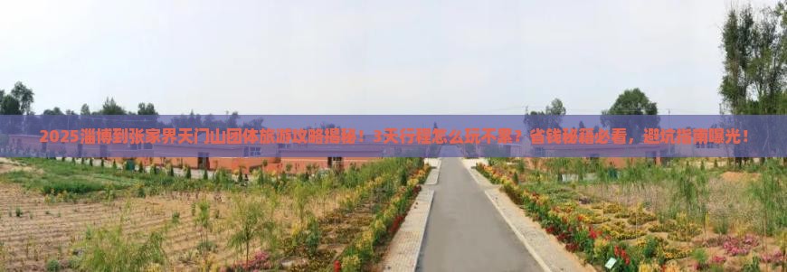 淄博到张家界天门山团体旅游
