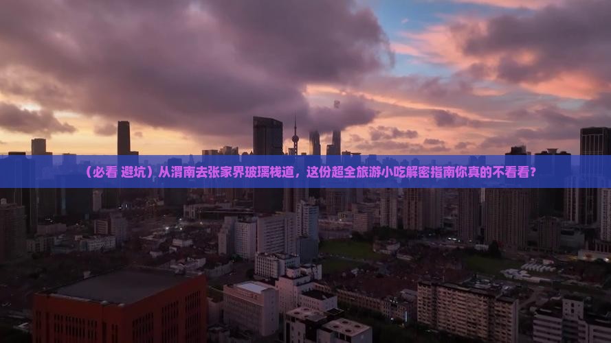 渭南去张家界玻璃栈道旅游小吃