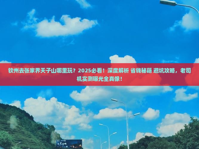 钦州去张家界天子山哪里玩