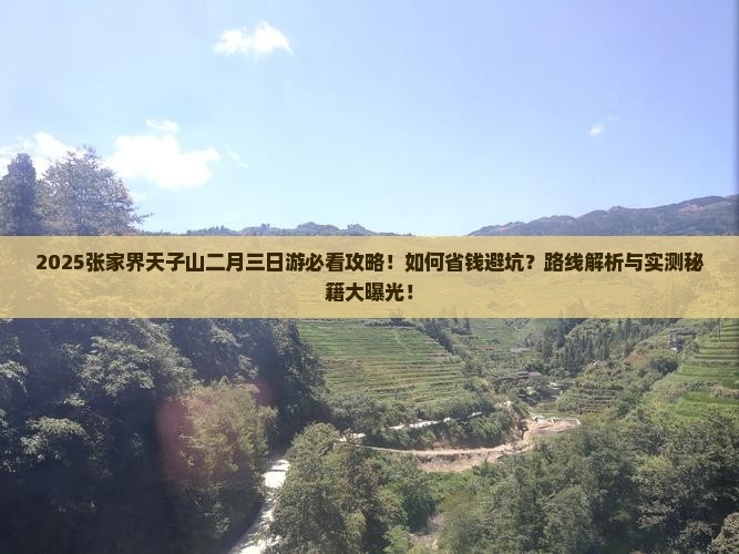 二月去张家界天子山三日游