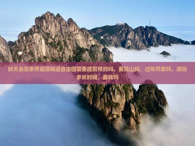秋天去张家界玻璃栈道自由团