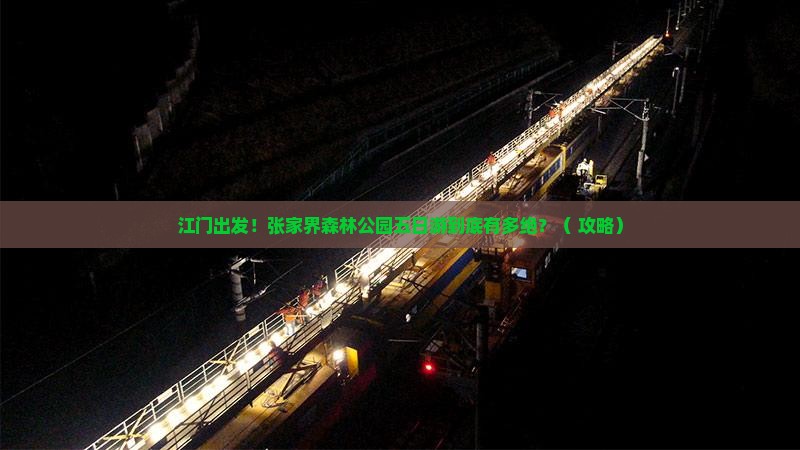江门到张家界森林公园五日游