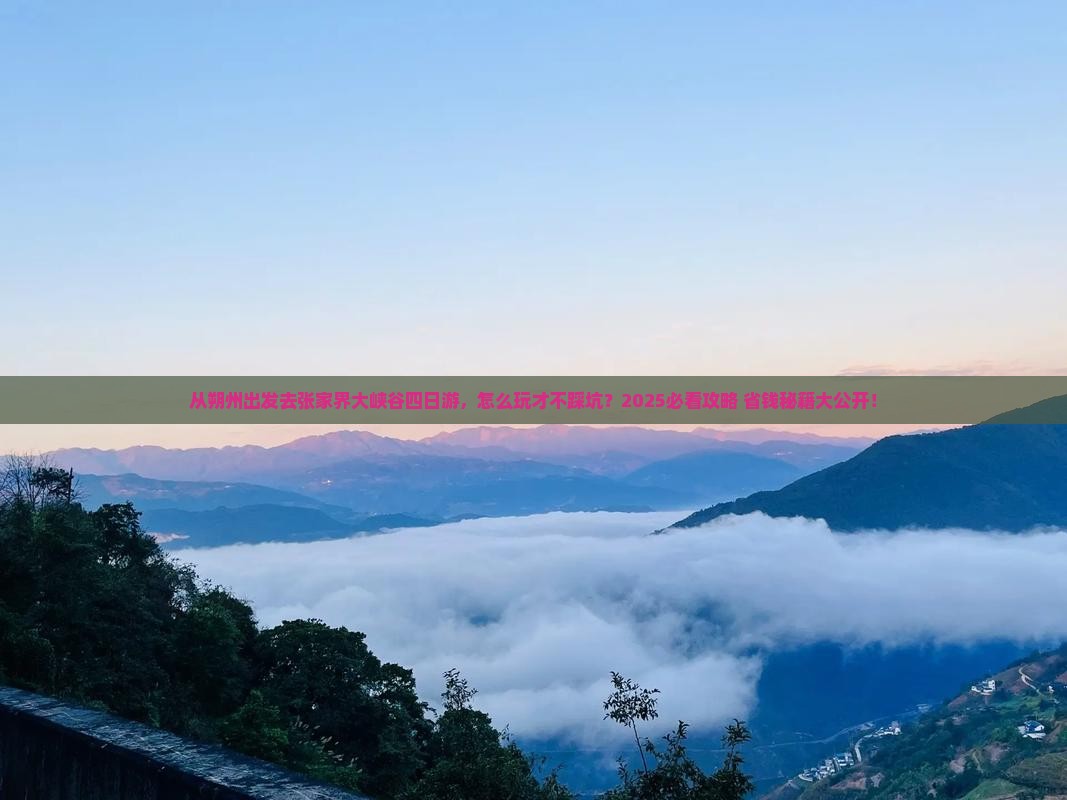 朔州去张家界大峡谷四日游
