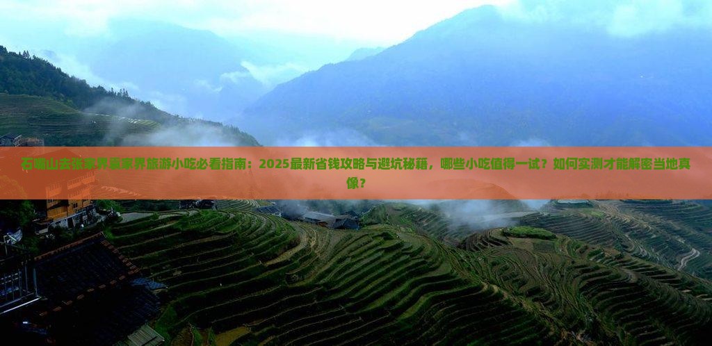 石嘴山去张家界袁家界旅游小吃