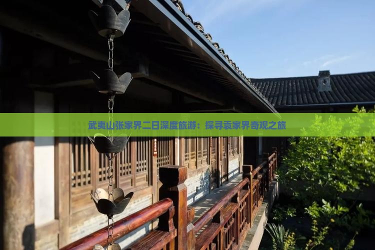 武夷山张家界二日深度旅游：探寻袁家界奇观之旅