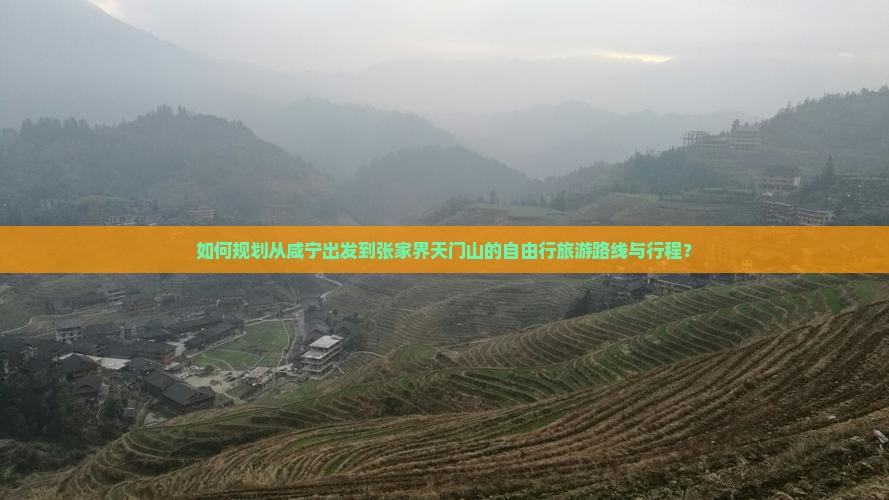 如何规划从咸宁出发到张家界天门山的自由行旅游路线与行程？