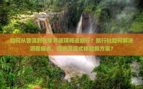 如何从普洱到张家界玻璃栈道旅行？旅行社如何解决游客痛点，提供沉浸式体验新方案？