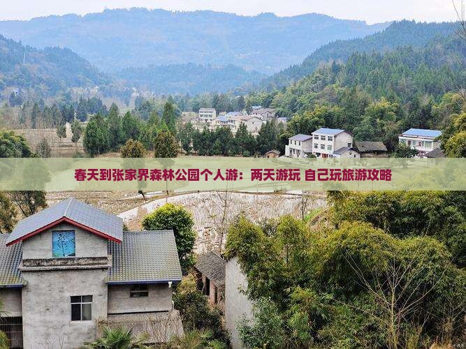 春天到张家界森林公园个人游：两天游玩+自己玩旅游攻略