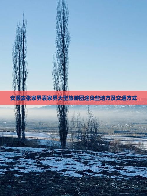 安顺去张家界袁家界大型旅游团途灸些地方及交通方式
